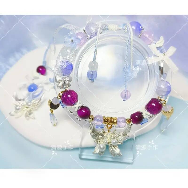 Women'S Accessories Jewelry - กำไลข้อมือลูกปัดคริสตัล Genshin Acg Impact Columbina ดีไซน์หรูหรา