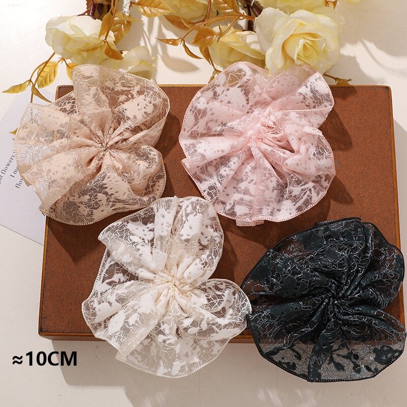 Women'S Accessories Wholesale Suppliers - ยางรัดผมลูกไม้แบบใหม่สำหรับผู้หญิง อุปกรณ์เสริม 10 ชิ้น ขายส่ง ลูกไม้ลายดอกไม้