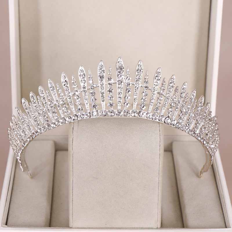 Women'S Accessories Jewelry - มงกุฎเจ้าสาว เครื่องประดับผมสำหรับงานแต่งงานสุดหรู มงกุฎประดับเพชรระยิบระยับ เครื่องประดับผมสุดหรูสำหรับเจ้าหญิง ที่คาดผมสำหรับงานวันเกิด