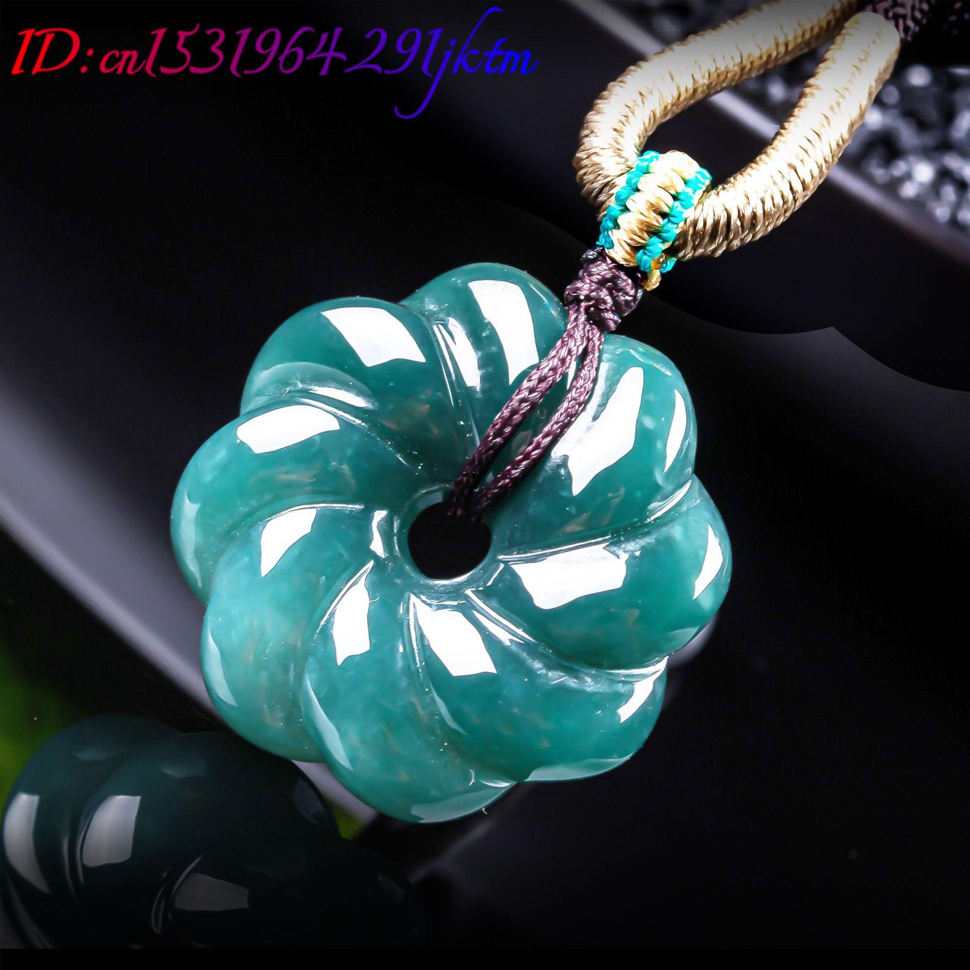 จี้สร้อยคอหยกพม่าแท้รูปดอกไม้  - Women'S Accessories Jewelry บทวิจารณ์และราคา