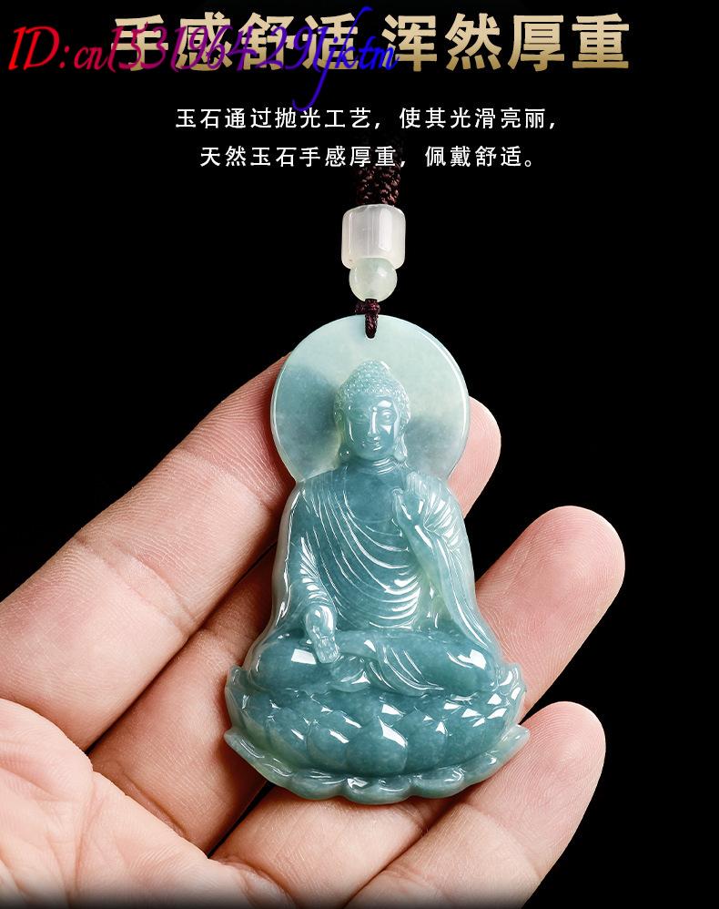 หยกพม่าธรรมชาติพระพุทธรูปจี้สร - Women'S Accessories Jewelry บทวิจารณ์และราคา