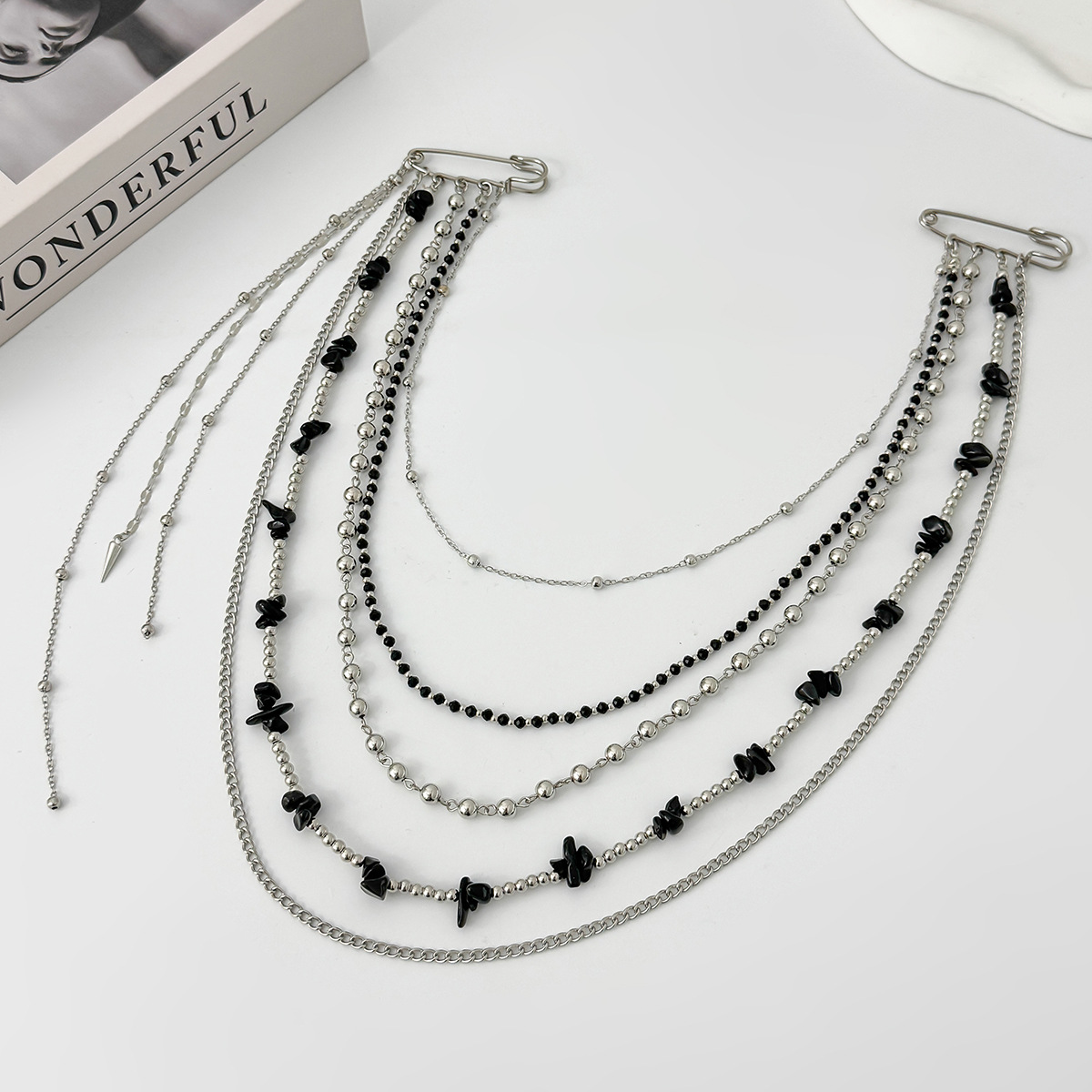 เข็มกลัดคริสตัลยาวสไตล์พังก์ฮิ - Women'S Accessories Jewelry บทวิจารณ์และราคา