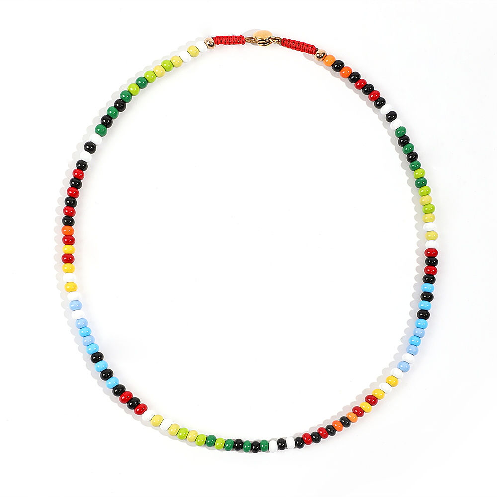 สร้อยคอลูกปัดโลหะสีรุ้ง Boho ส - Women'S Accessories Wholesale Suppliers บทวิจารณ์และราคา