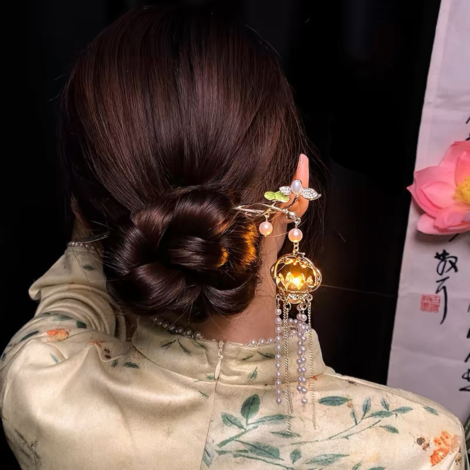 กิ๊บติดผมรูปดอกไม้เรืองแสง กิ๊ - Women Accessories Trending บทวิจารณ์และราคา