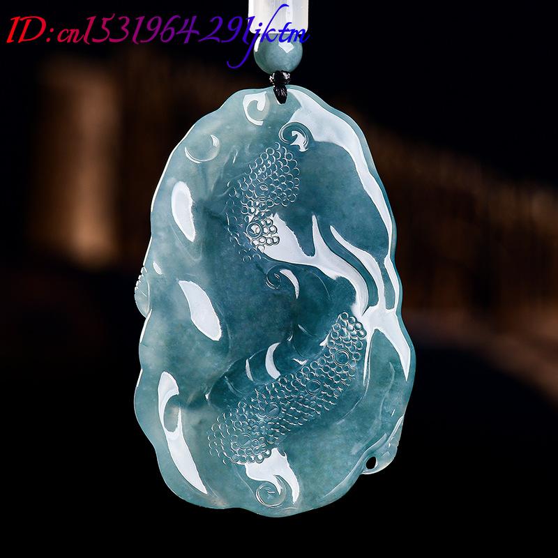 หยกพม่าธรรมชาติจี้มังกรสร้อยคอ - Women'S Accessories Jewelry บทวิจารณ์และราคา