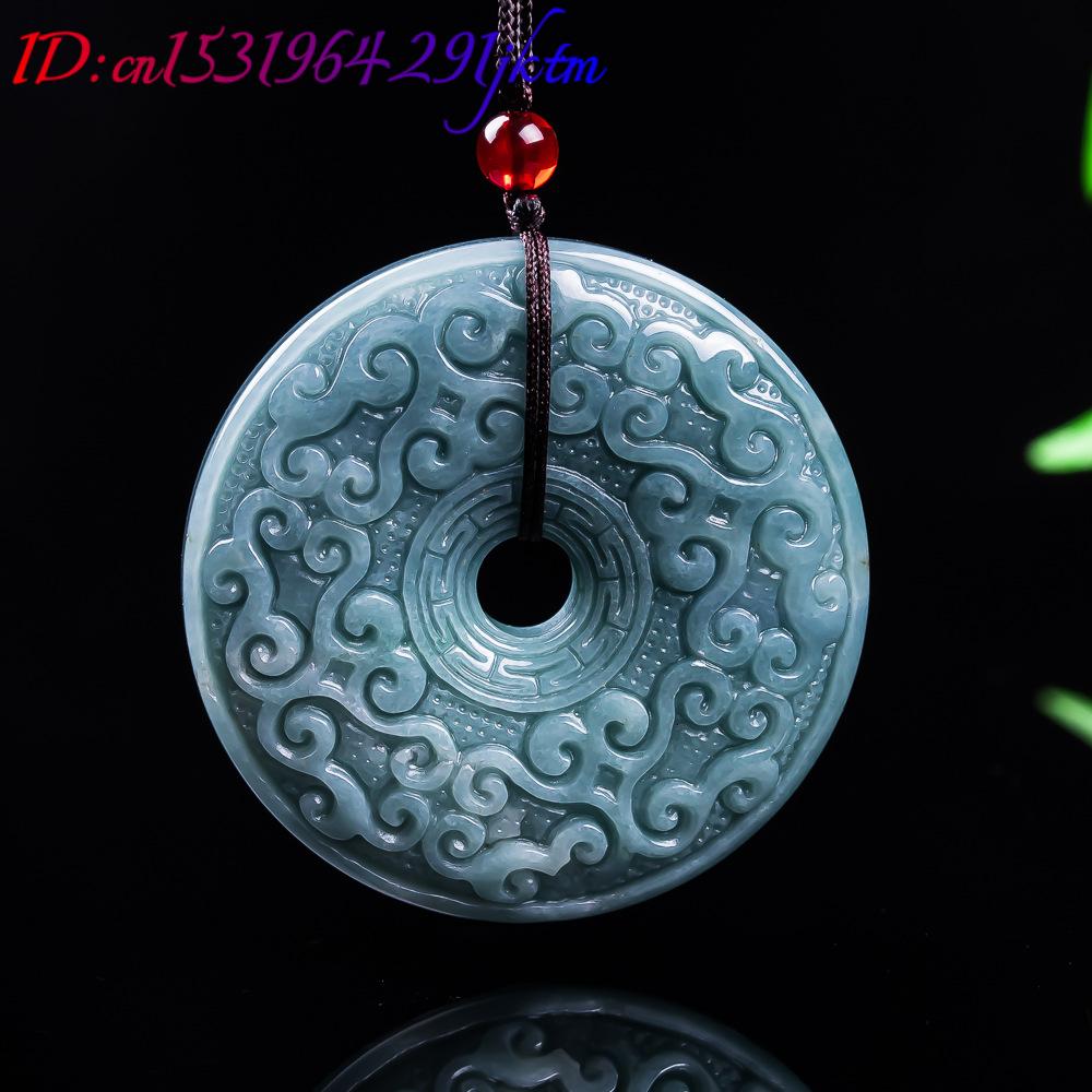 หยกพม่าธรรมชาติจี้ดอกไม้สร้อยค - Women'S Accessories Jewelry บทวิจารณ์และราคา
