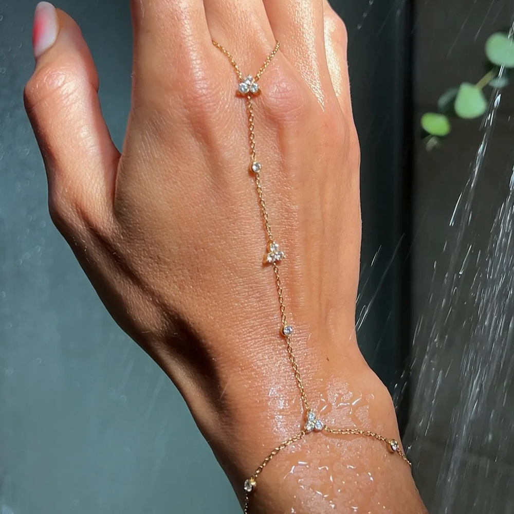 สร้อยข้อมือคริสตัลแบบไร้นิ้วสำ - Women Accessories In Amazon บทวิจารณ์และราคา