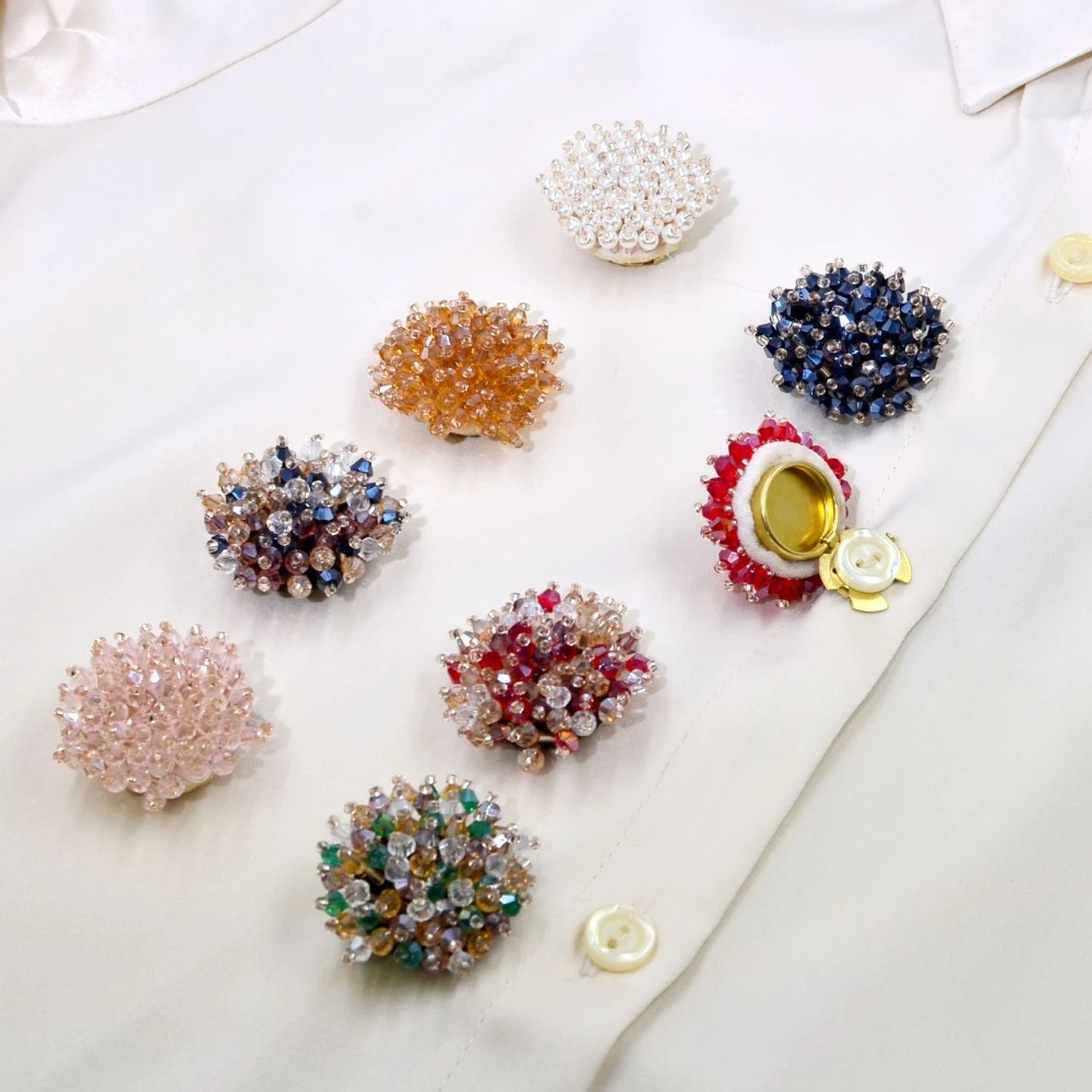 ตัวครอบกระดุมแบบหรูหรา 2 ชิ้น  - Women'S Accessories Jewelry บทวิจารณ์และราคา