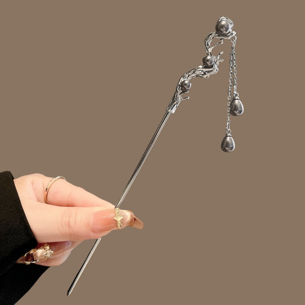 กิ๊บติดผมจีนหรูหรา 1 ชิ้น งานฝ - Pearl Hair Pin บทวิจารณ์และราคา