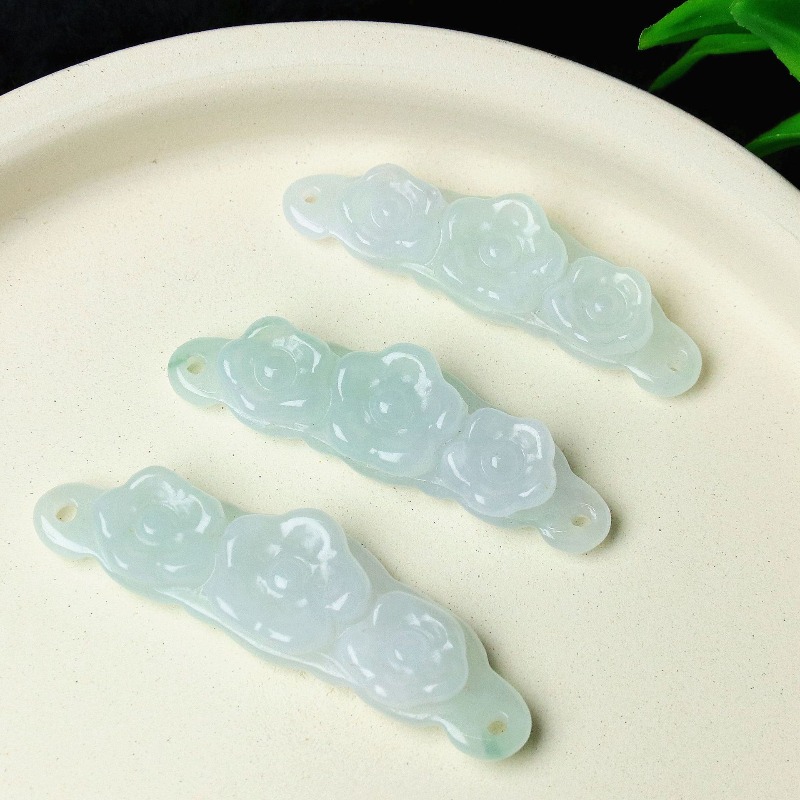 1 ชิ้น จี้หยกธรรมชาติรูปดอกไม้ - Women'S Accessories Jewelry บทวิจารณ์และราคา