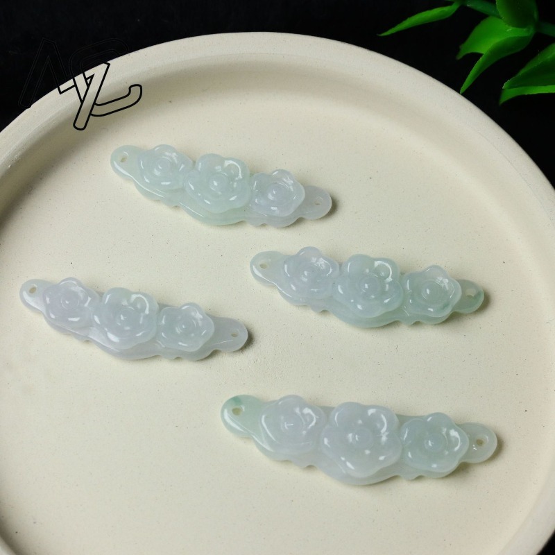 1 ชิ้น จี้หยกธรรมชาติรูปดอกไม้ - Women'S Accessories Jewelry บทวิจารณ์และราคา