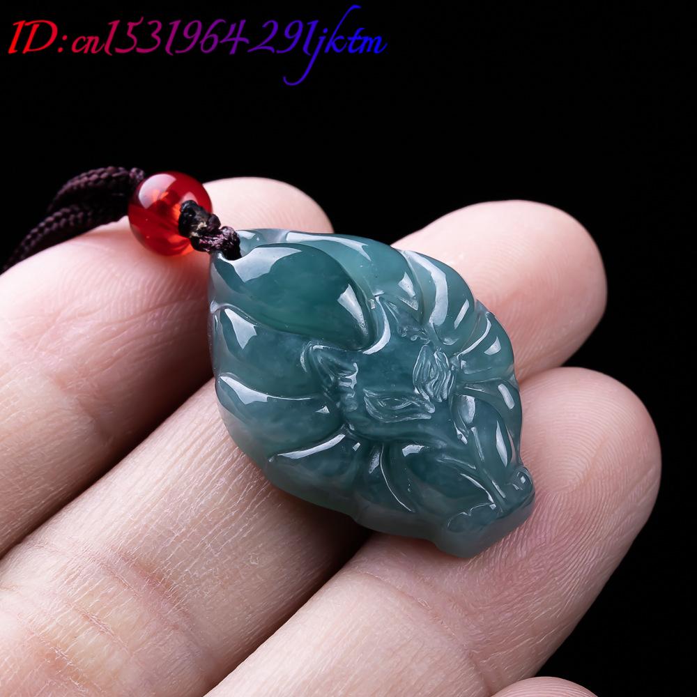 หยกพม่าธรรมชาติจี้รูปสุนัขจิ้ง - Women Accessories Trending บทวิจารณ์และราคา