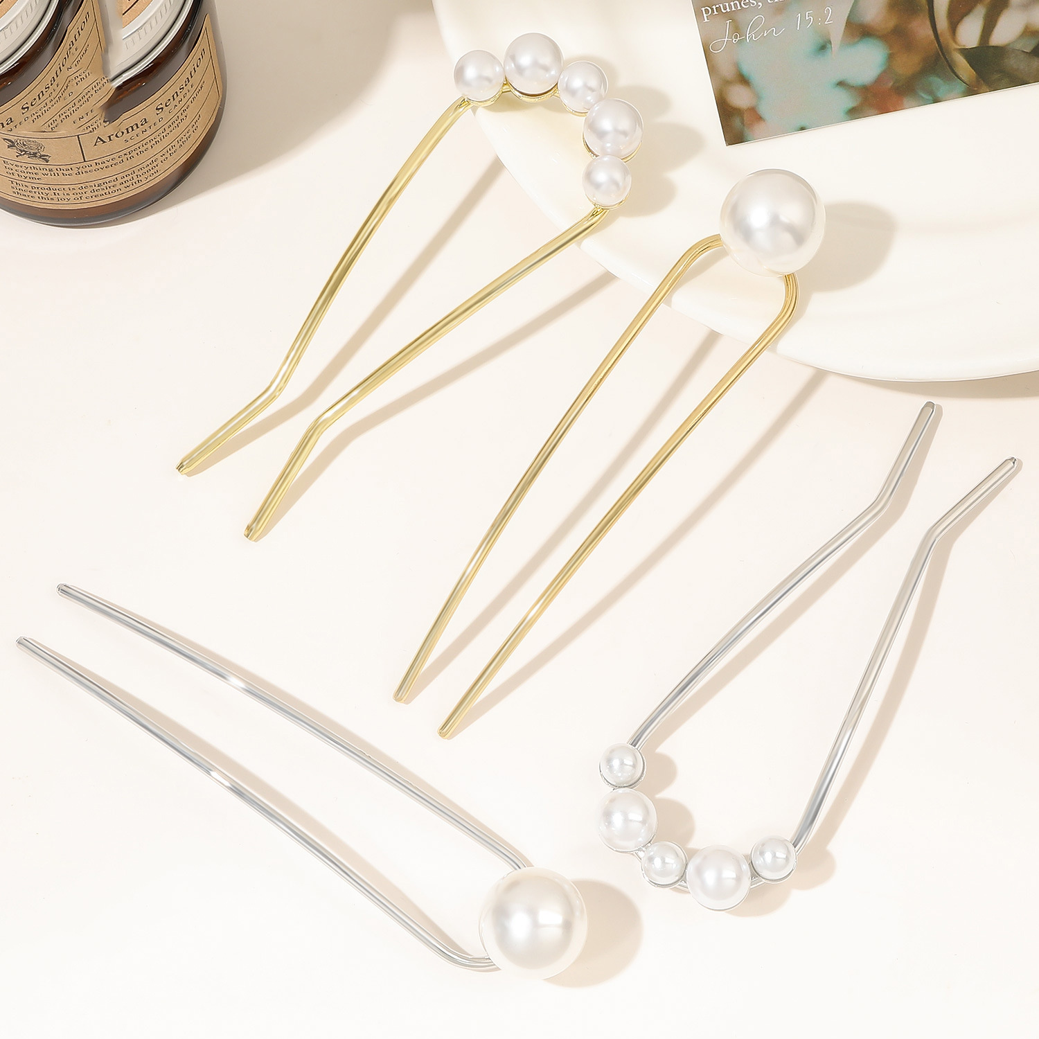 กิ๊บติดผมรูปตัว U สไตล์วินเทจ  - Women Accessories Trending บทวิจารณ์และราคา