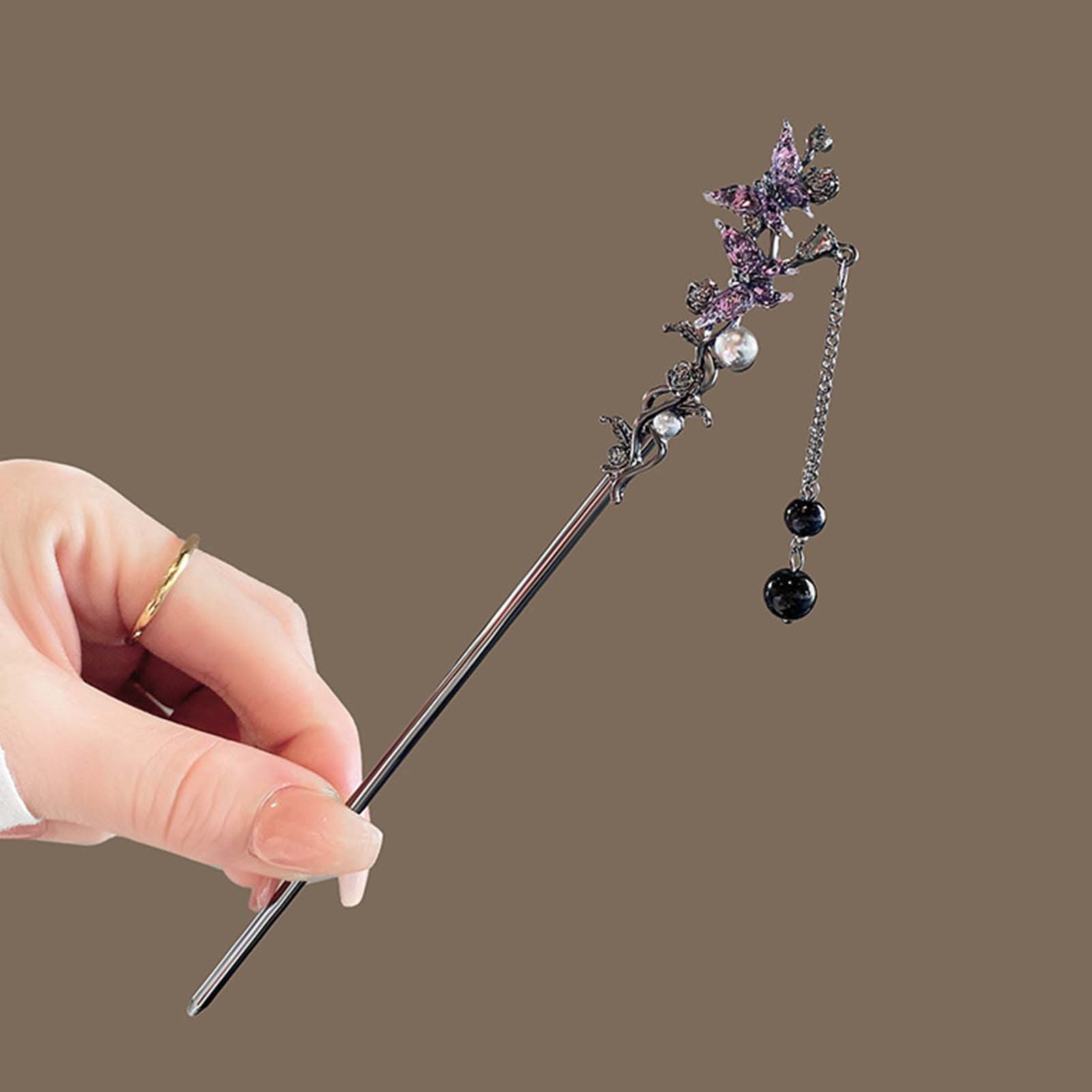 เครื่องประดับผมแบบจีนโบราณ  ปิ - Pearl Hair Pin บทวิจารณ์และราคา
