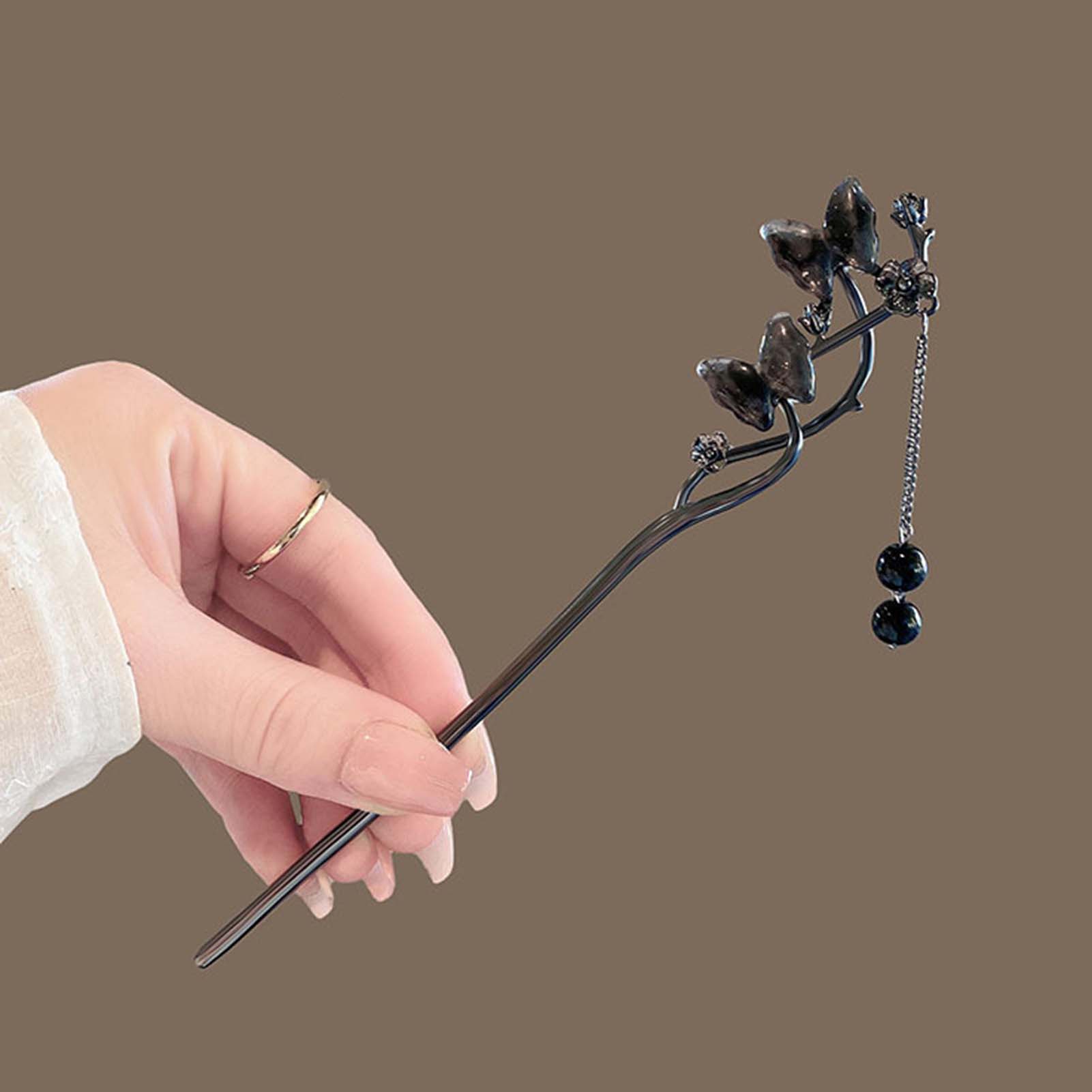 เครื่องประดับผมแบบจีนโบราณ  ปิ - Pearl Hair Pin บทวิจารณ์และราคา
