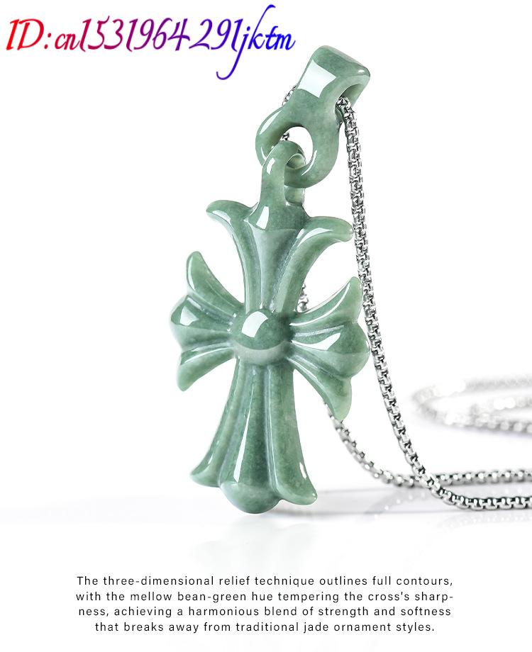 จี้สร้อยคอหยกพม่าแท้รูปทรงกางเ - Women'S Accessories Jewelry บทวิจารณ์และราคา