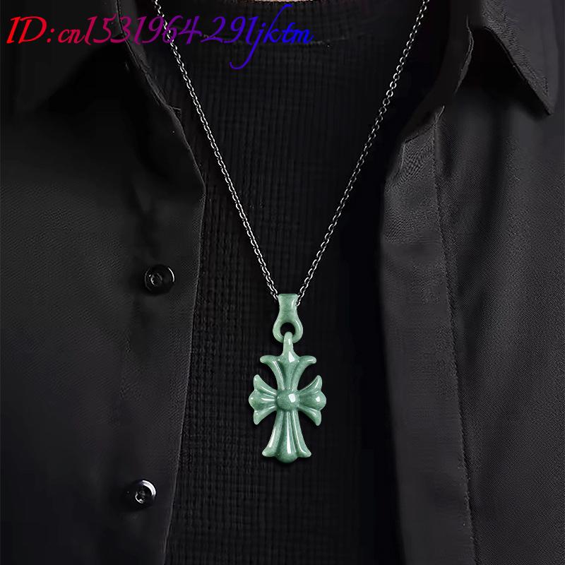 จี้สร้อยคอหยกพม่าแท้รูปทรงกางเ - Women'S Accessories Jewelry บทวิจารณ์และราคา