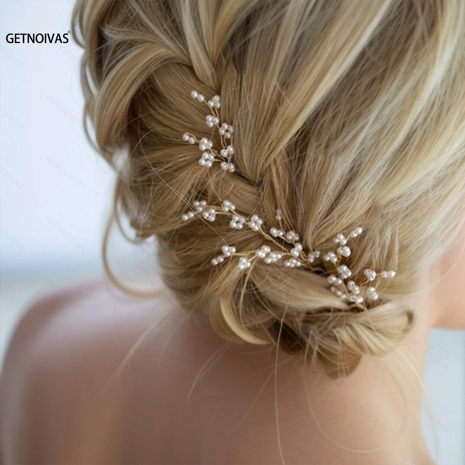 กิ๊บติดผมรูปตัวยู 3 ชิ้น สำหรั - Pearl Hair Pin บทวิจารณ์และราคา
