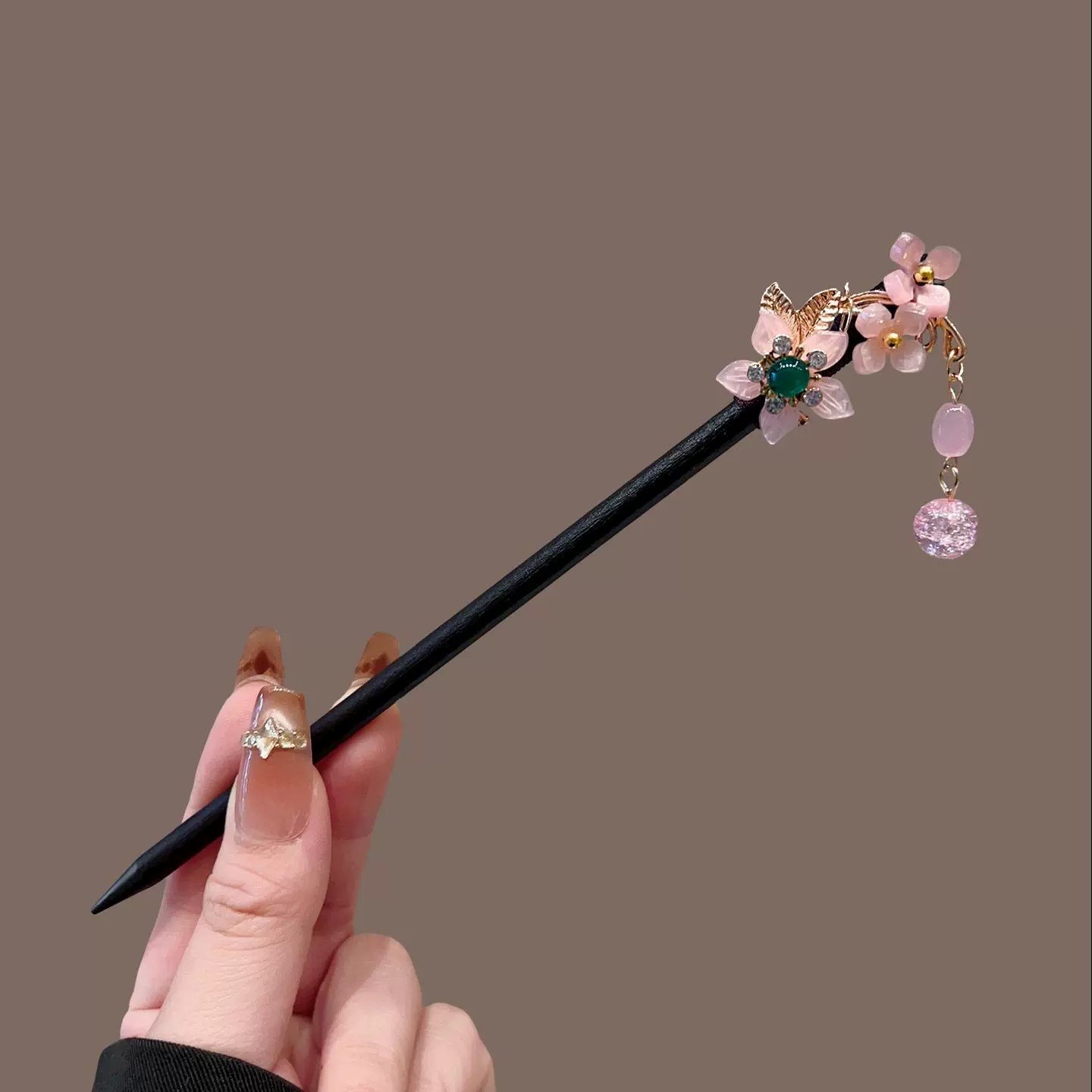 กิ๊บติดผมไม้โบราณสำหรับผู้หญิง - Pearl Hair Pin บทวิจารณ์และราคา