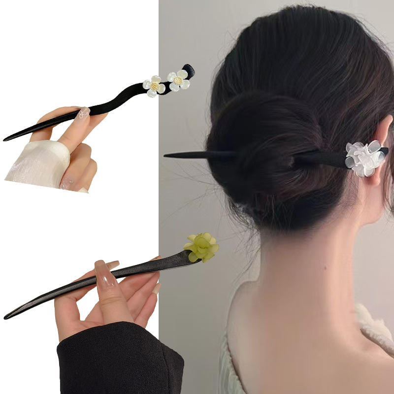วินเทจสไตล์จีนไม้ดอกไม้ผม Stic - Women Accessories Trending บทวิจารณ์และราคา