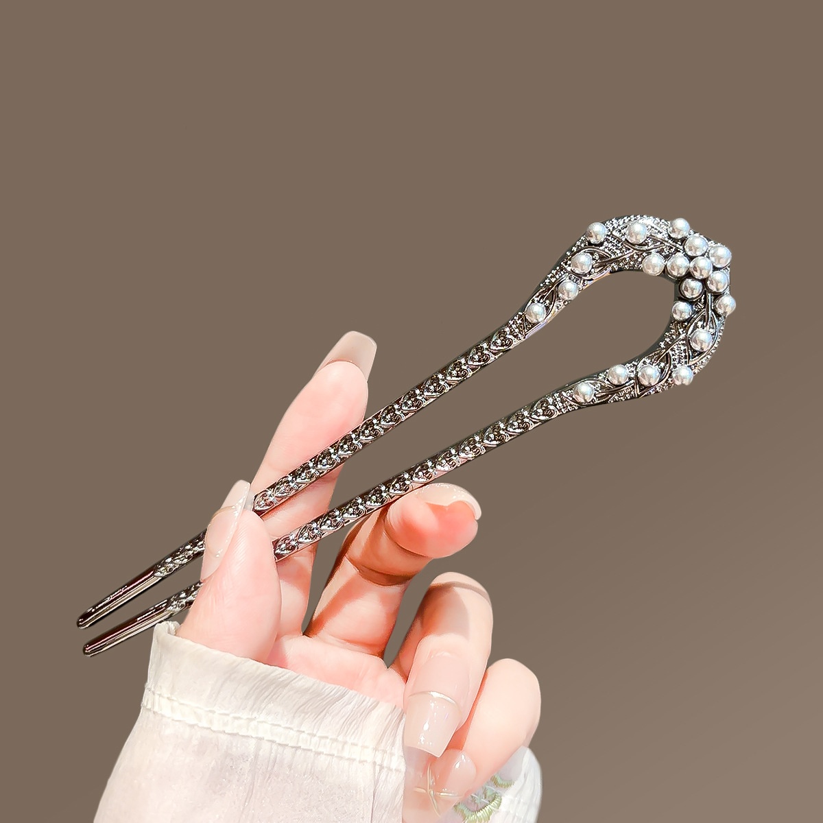 New Pearl U Shaped Hairpin สํา - Pearl Hair Pin บทวิจารณ์และราคา
