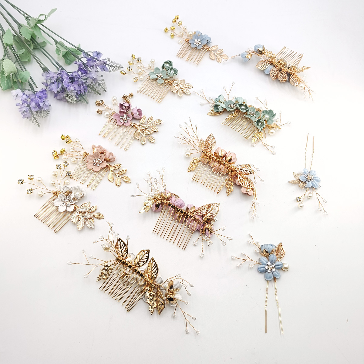 4 ชิ้นเพิร์ลเพทายหรูหราผมโลหะผ - Pearl Hair Pin บทวิจารณ์และราคา