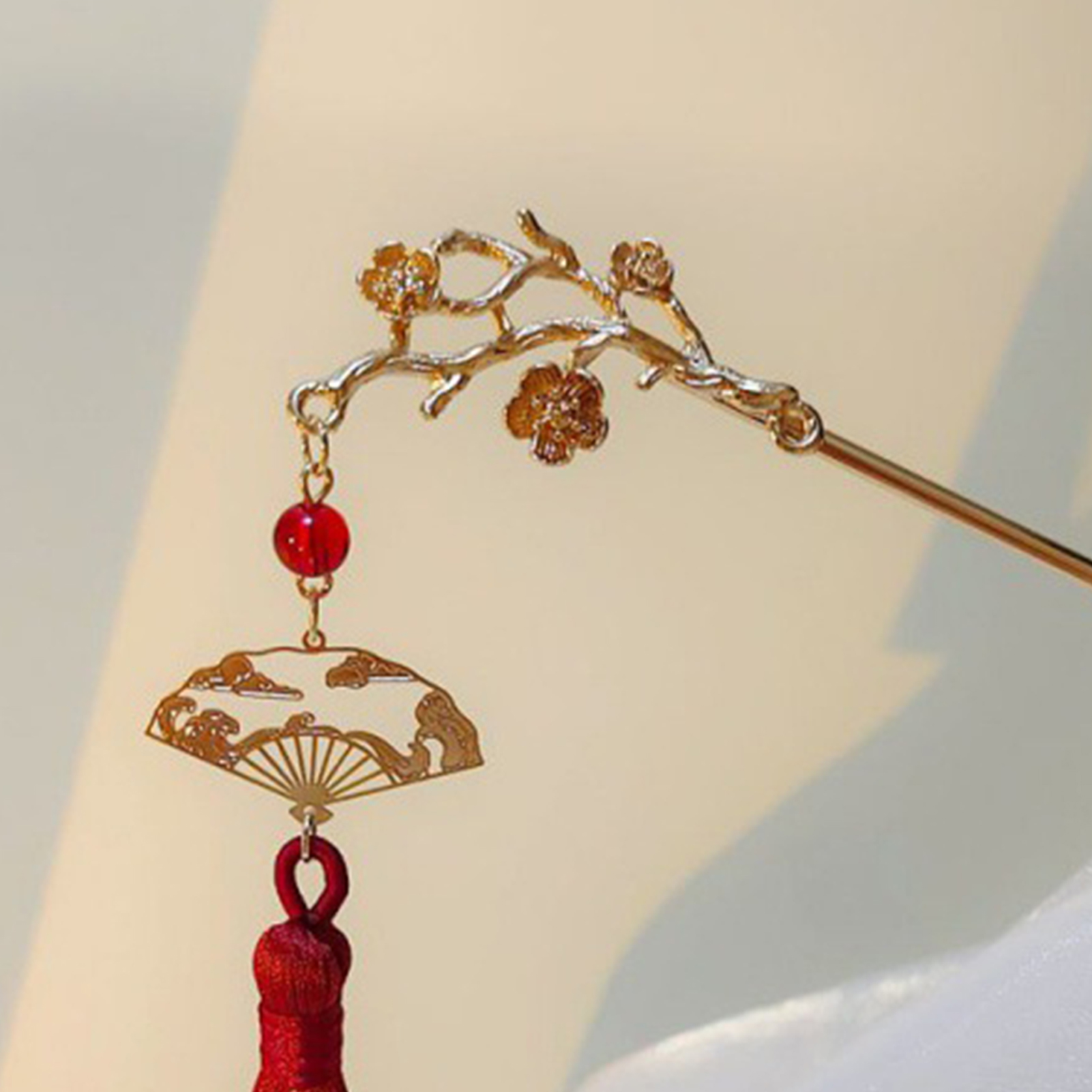Retro ดอกไม้พู่ Hairpin สําหรั - Women Accessories Trending บทวิจารณ์และราคา