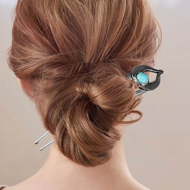 กิ๊บติดผมรูปตัวยูสีฟ้าเทอร์ควอ - Women Accessories Trending บทวิจารณ์และราคา