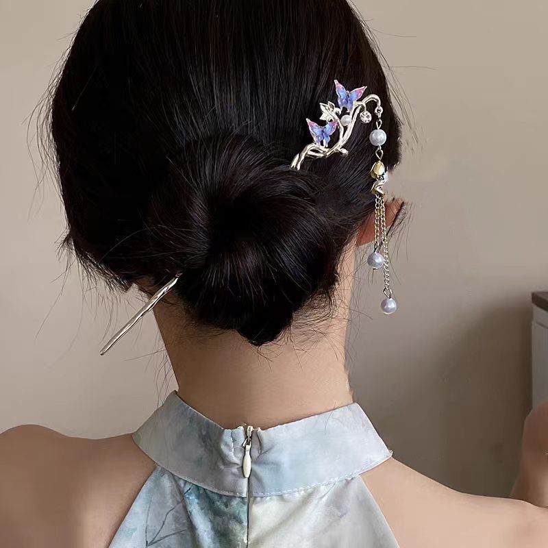 2025 ใหม่ดอกไม้สําหรับผู้หญิงE - Pearl Hair Pin บทวิจารณ์และราคา