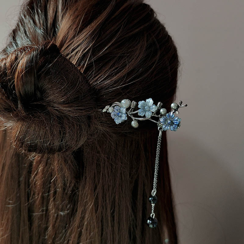 กิ๊บติดผมแบบคลาสสิก ลายดอกไม้ส - Pearl Hair Pin บทวิจารณ์และราคา