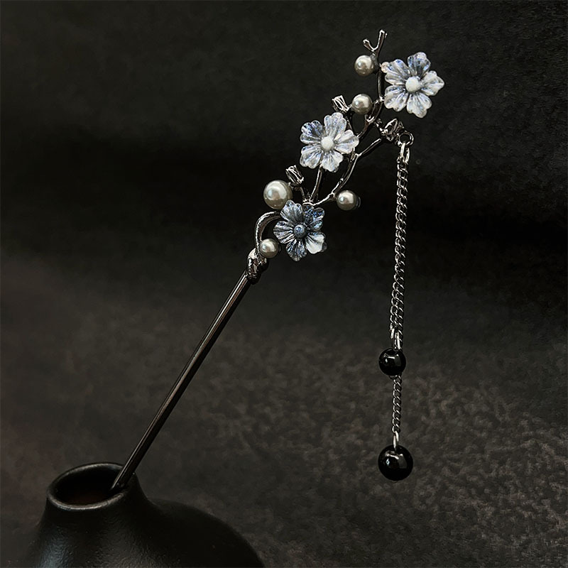 กิ๊บติดผมแบบคลาสสิก ลายดอกไม้ส - Pearl Hair Pin บทวิจารณ์และราคา